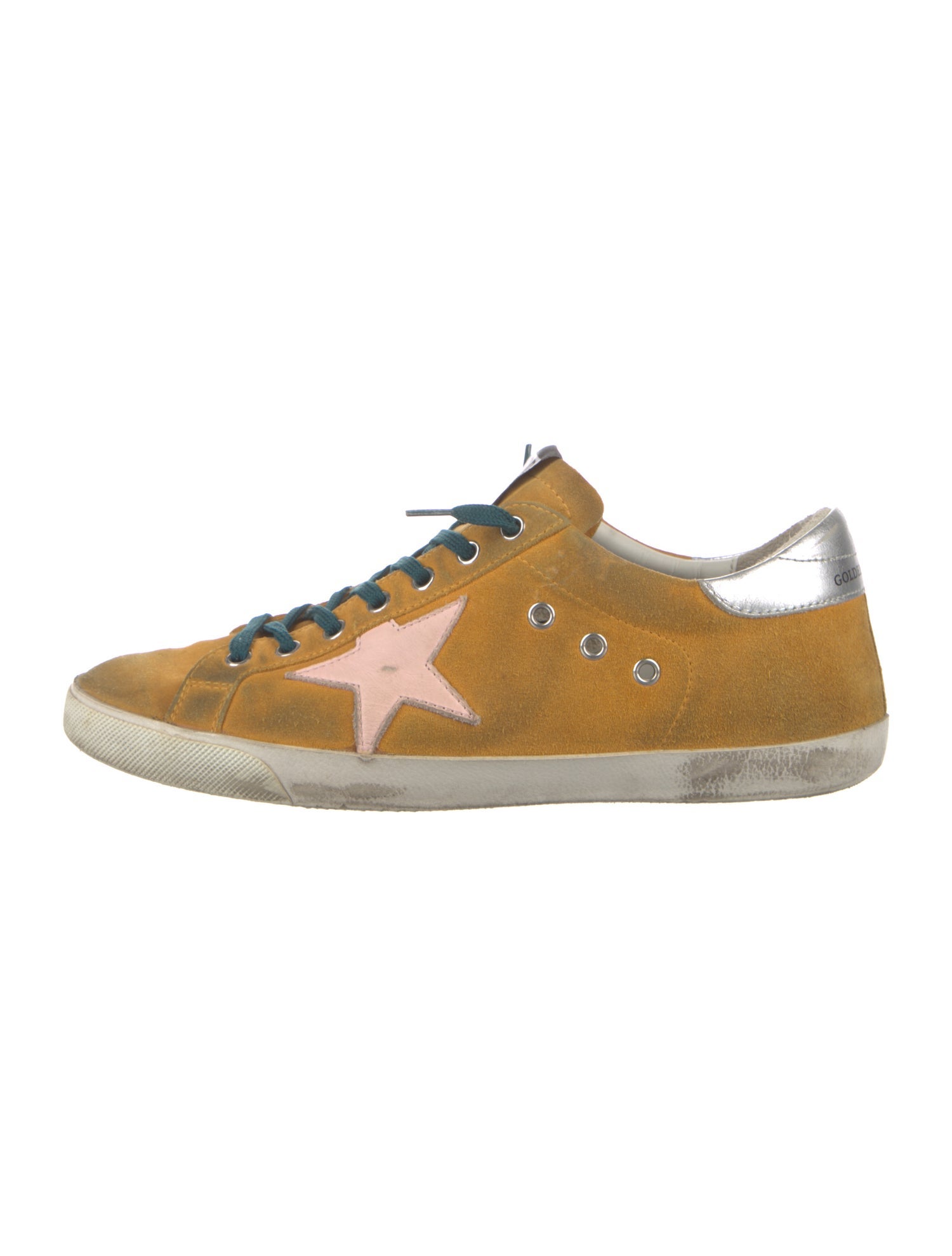 Golden Goose Suede Printed Sneakers